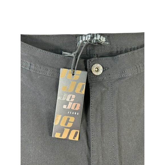 NEW JC & JQ Jeans Bell Bottom Ultra Flare Black Women's Sz Medium Stretch NWT - Picture 6 of 12